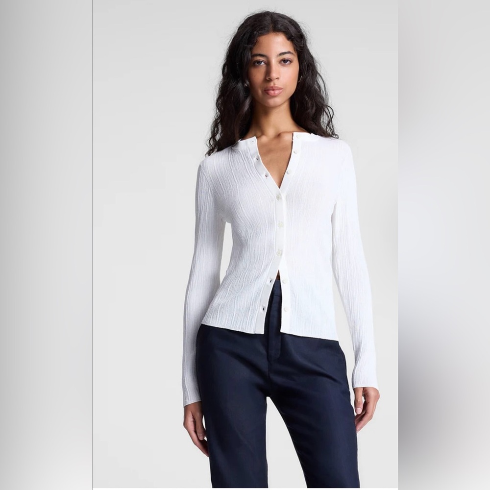A.L.C. Fisher Fine Cotton Cardigan $295